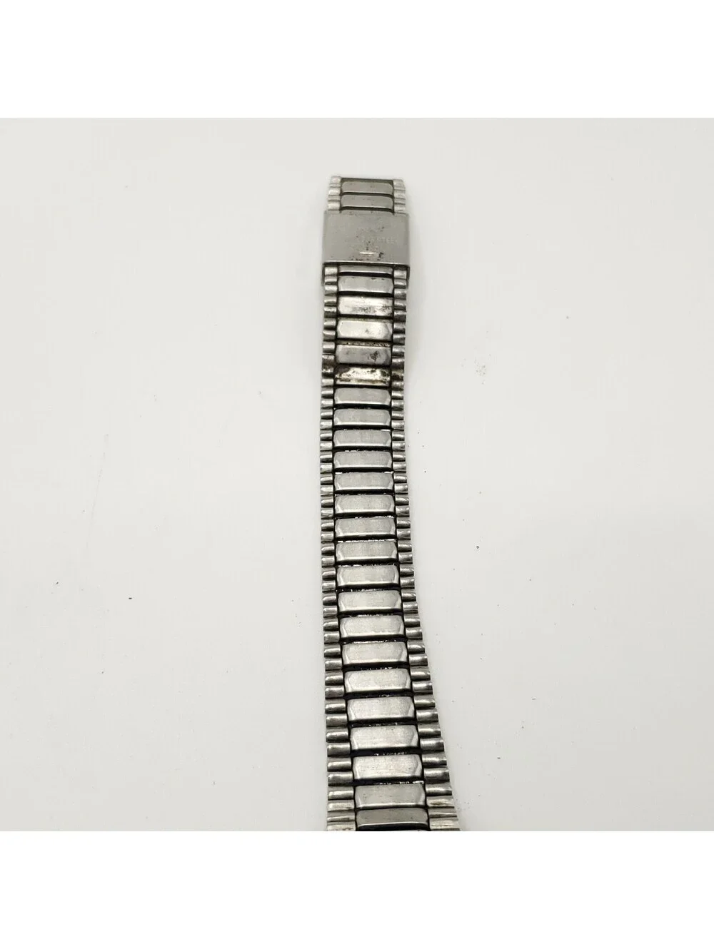 Vintage Timex Q Quartz 25mm Two-Tone Womens Adjustable Band Watch New Battery